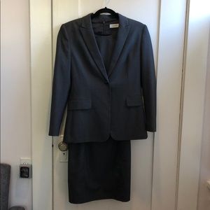 Calvin Klein Grey Dress Suit